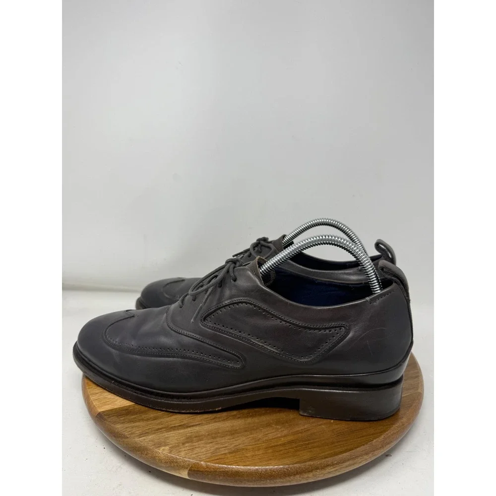 Cole Haan Mens Grand 360 Dark Brown Leather Wingtip Oxford Shoes C28646 9.5 M